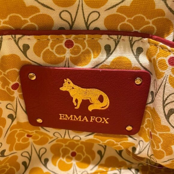 Emma Fox Women's Crossbody Bag Purse Red Leather Convertible Wristlet Adjustable - Picture 7 of 9